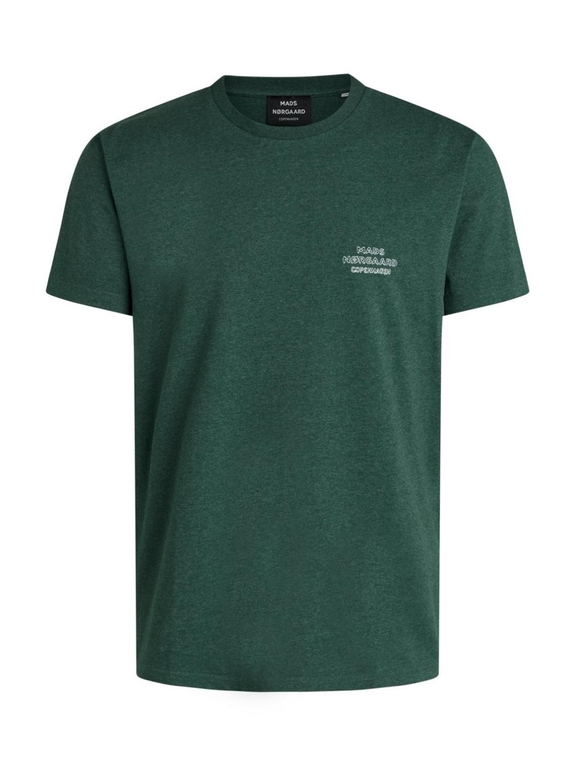 Mads Nørgaard Dusty Embroidery Thor t-shirt - Duck Green